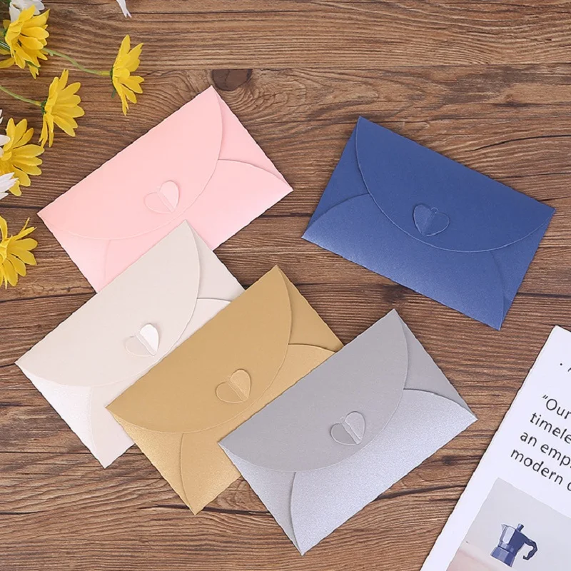 Wax Seal Letter Kit - 50pcs/lot Envelope High-grade 250g Pearlescent Paper