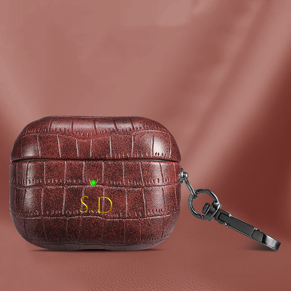 For Airpods 1 2 3 4 Pro 2 Luxu - Monogram Keychain Leather 评论和价格