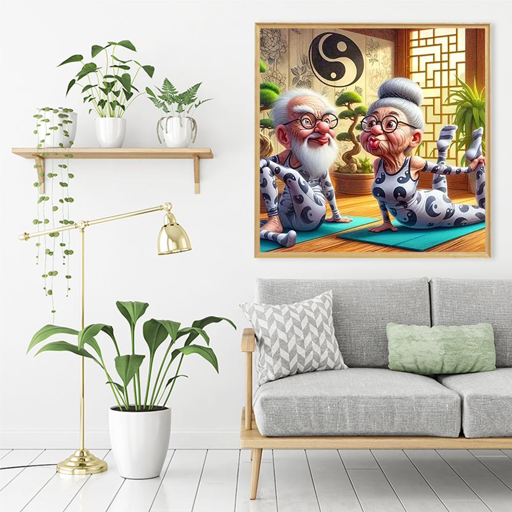 Momoart Old People Diamond Mos - Photo Mosaic Print 评论和价格